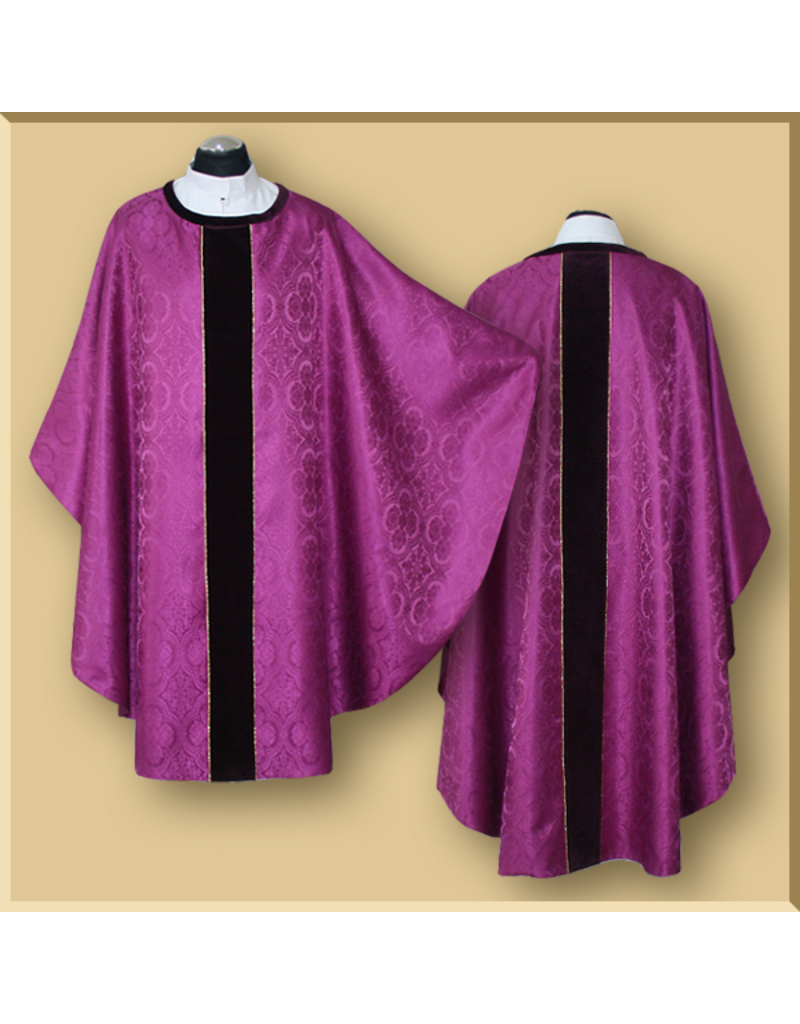 Splendor of the Father Semi-Gothic Concelebrant Chasuble with Stole - Various Colors