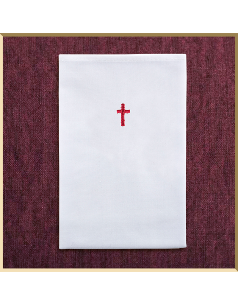 RJ Toomey Red Cross Linen Lavabo Towel-12 pk