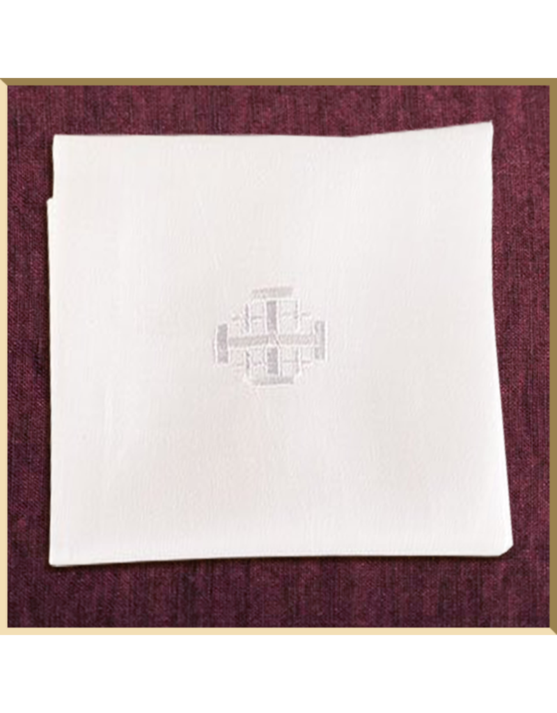 RJ Toomey Jerusalem Cross Linen Lavabo Towel-4/pk