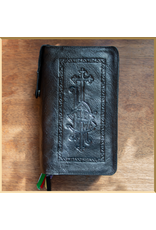 IHS Hand Tooled Leather Missal Cover
