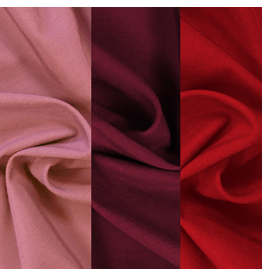 Liba Fabrics Linen Weave Polyester Fabric-Reds