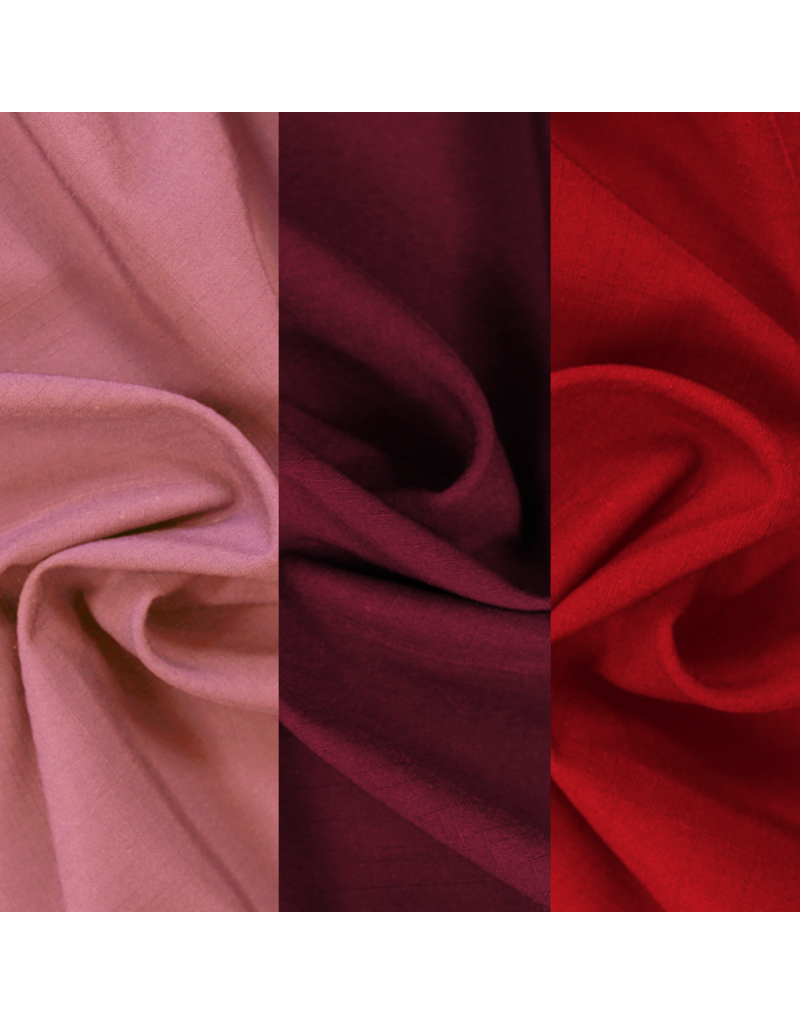 Liba Fabrics Linen Weave Polyester Fabric-Reds