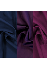 Liba Fabrics Linen Weave Polyester Fabric-Purples/Blues