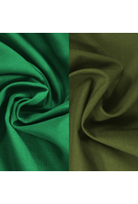 Liba Fabrics Linen Weave Polyester Fabric-Greens