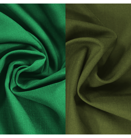 Liba Fabrics Linen Weave Polyester Fabric-Greens