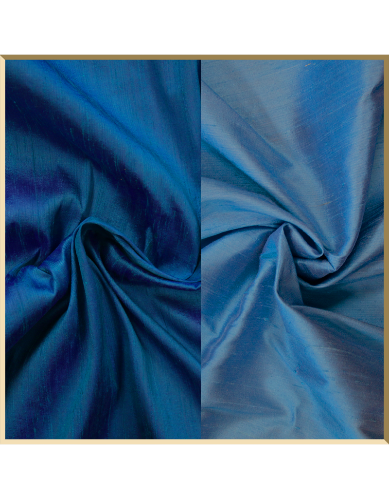 Biretta Books Dupioni Silk-Blues
