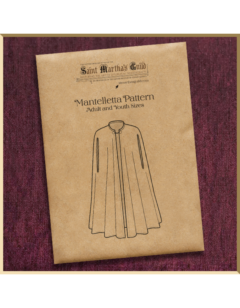 St. Martha’s Guild Mantelletta Sewing Pattern