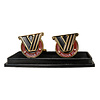 Jian Plastics & Metal Valour FC Crest Cufflinks