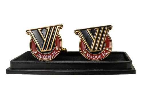 Jian Plastics & Metal Valour FC Crest Cufflinks