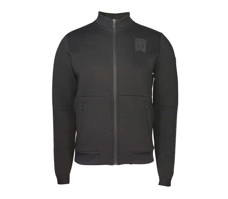 Valour Black Athleisure Scuba Full Zip