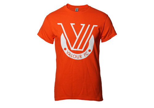 gildan Valour FC Orange Tee
