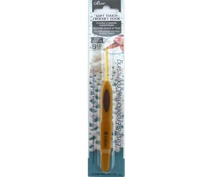 Clover Soft Touch Crochet Hook Size B1 2.25mm