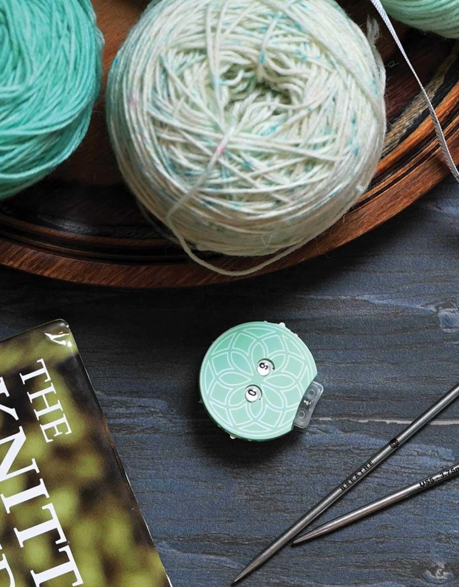 Knit Pro/Knitters Pride Mindful Teal Row Counter