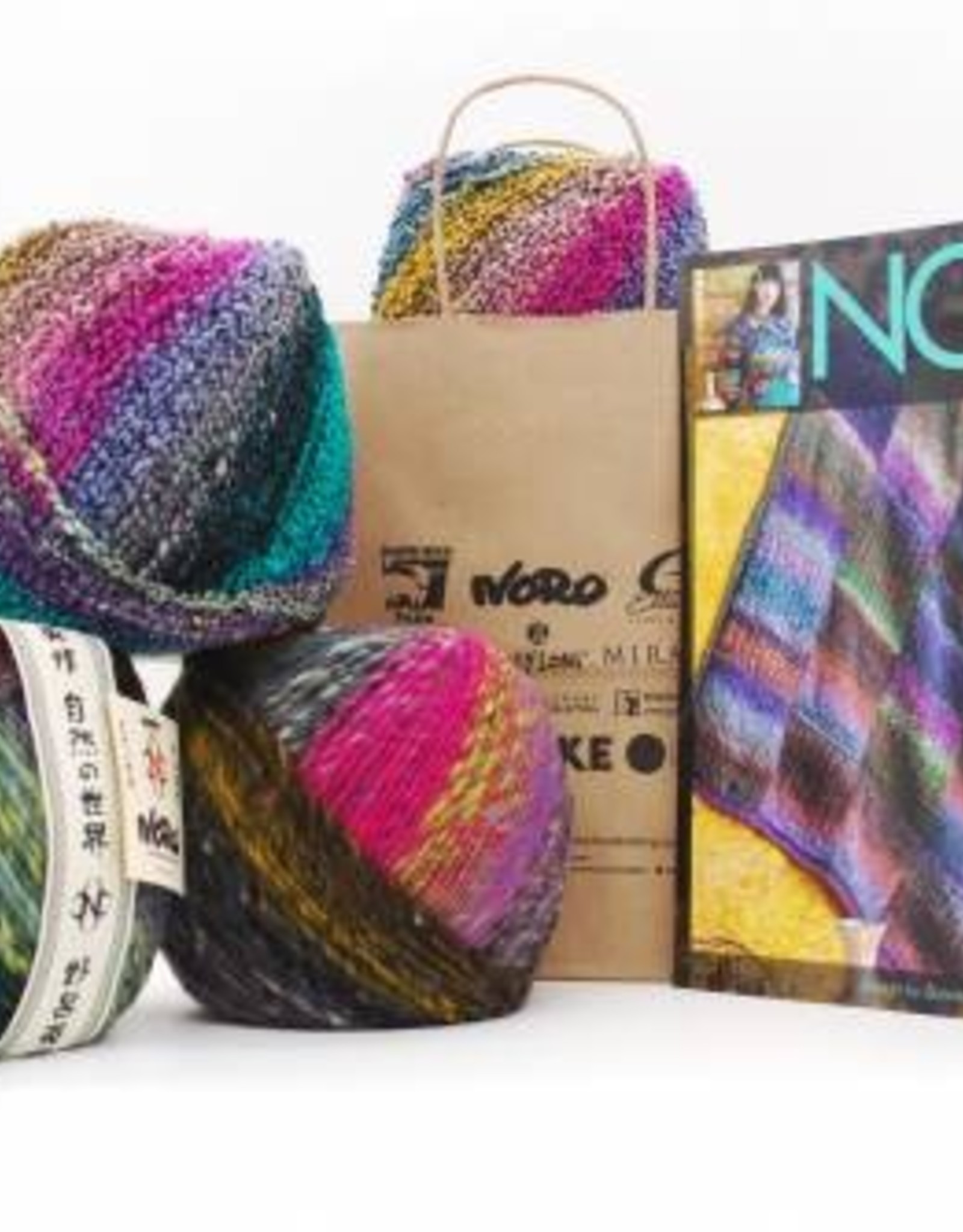 Noro Textured Blanket in Bachi & Kanzashi