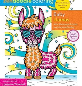 Baby Llamas: Mini Mountain Friends to Color and Display (Zendoodle Coloring)