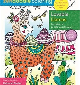 Lovable Llamas (Zendoodle Coloring)