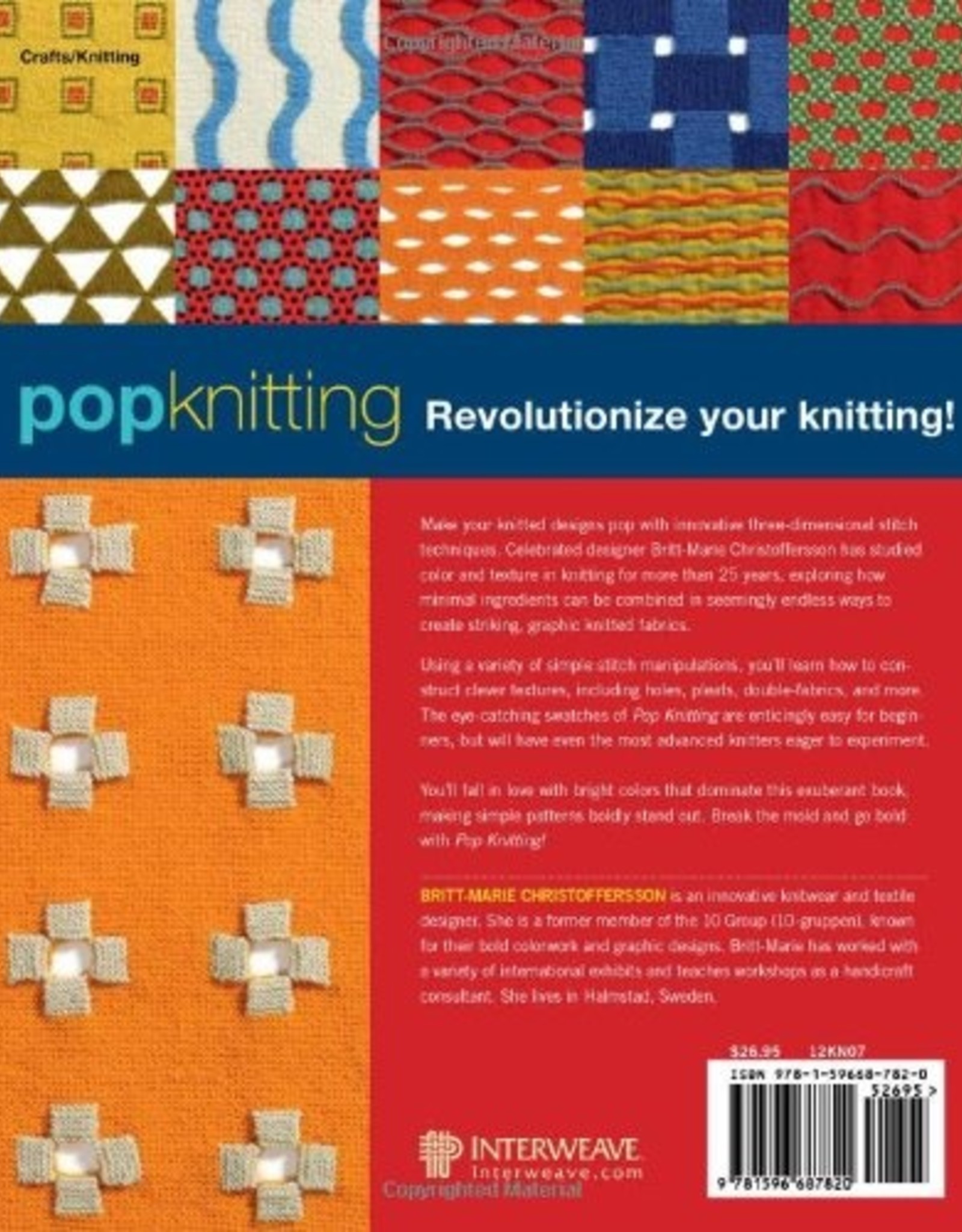 Pop Knitting: Bold Motifs Using Color & Stitch by Britt-Marie