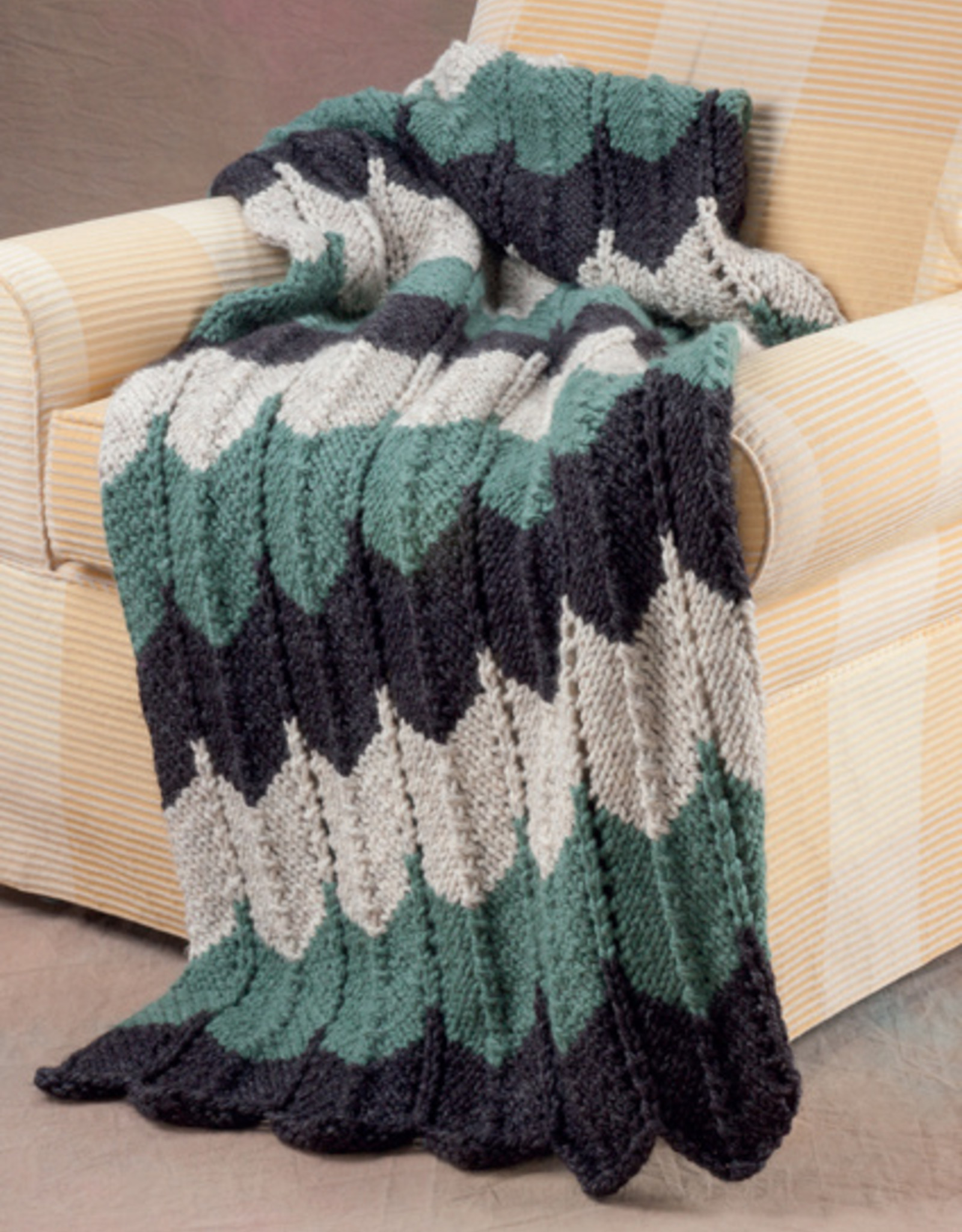 Martingale & Company-20 Easy Knitted Blankets & Throws