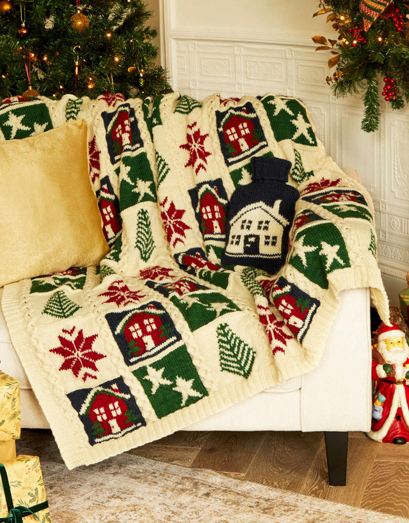 West Yorkshire Spinners Christmas Blanket Kit The Yarn Patch