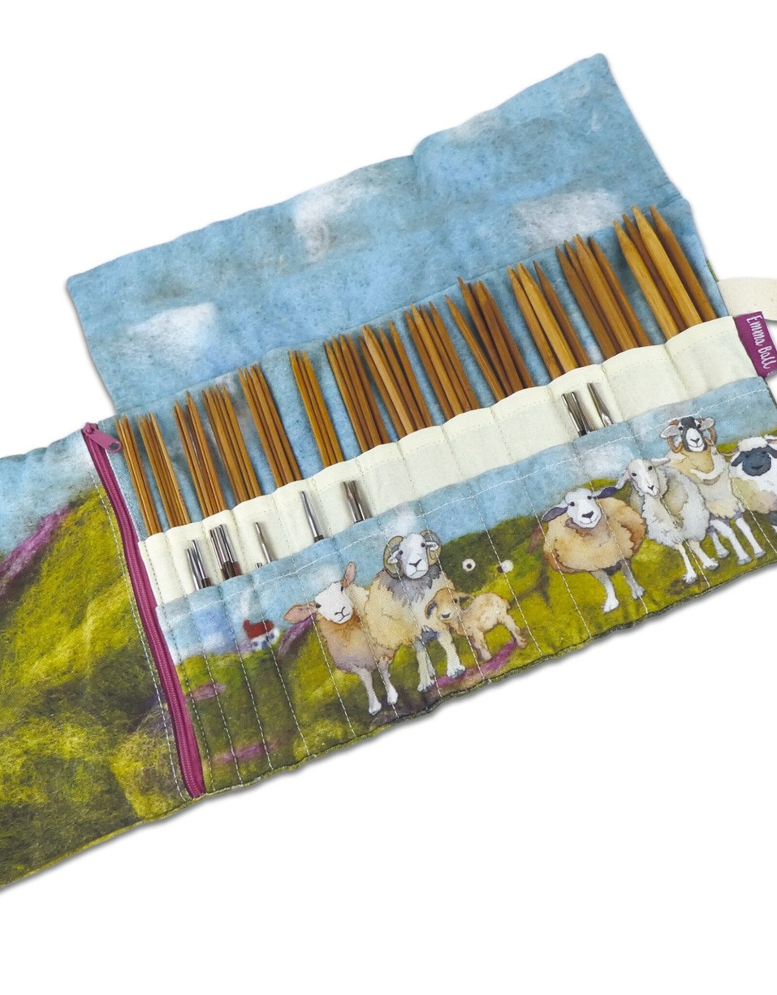 Emma Ball Felted Sheep Needle Wrap