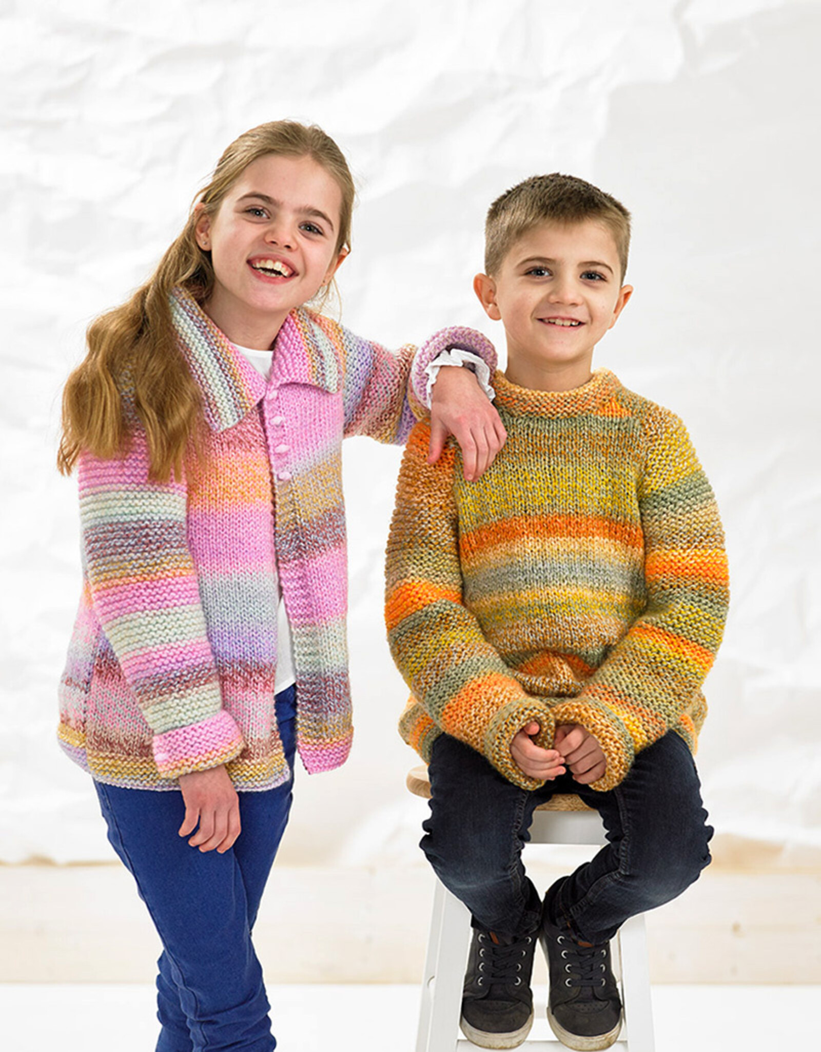 James C Brett James C Brett Pattern JB858 Kids Jacket and Sweater