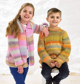 James C Brett James C Brett Pattern JB858 Kids Jacket and Sweater