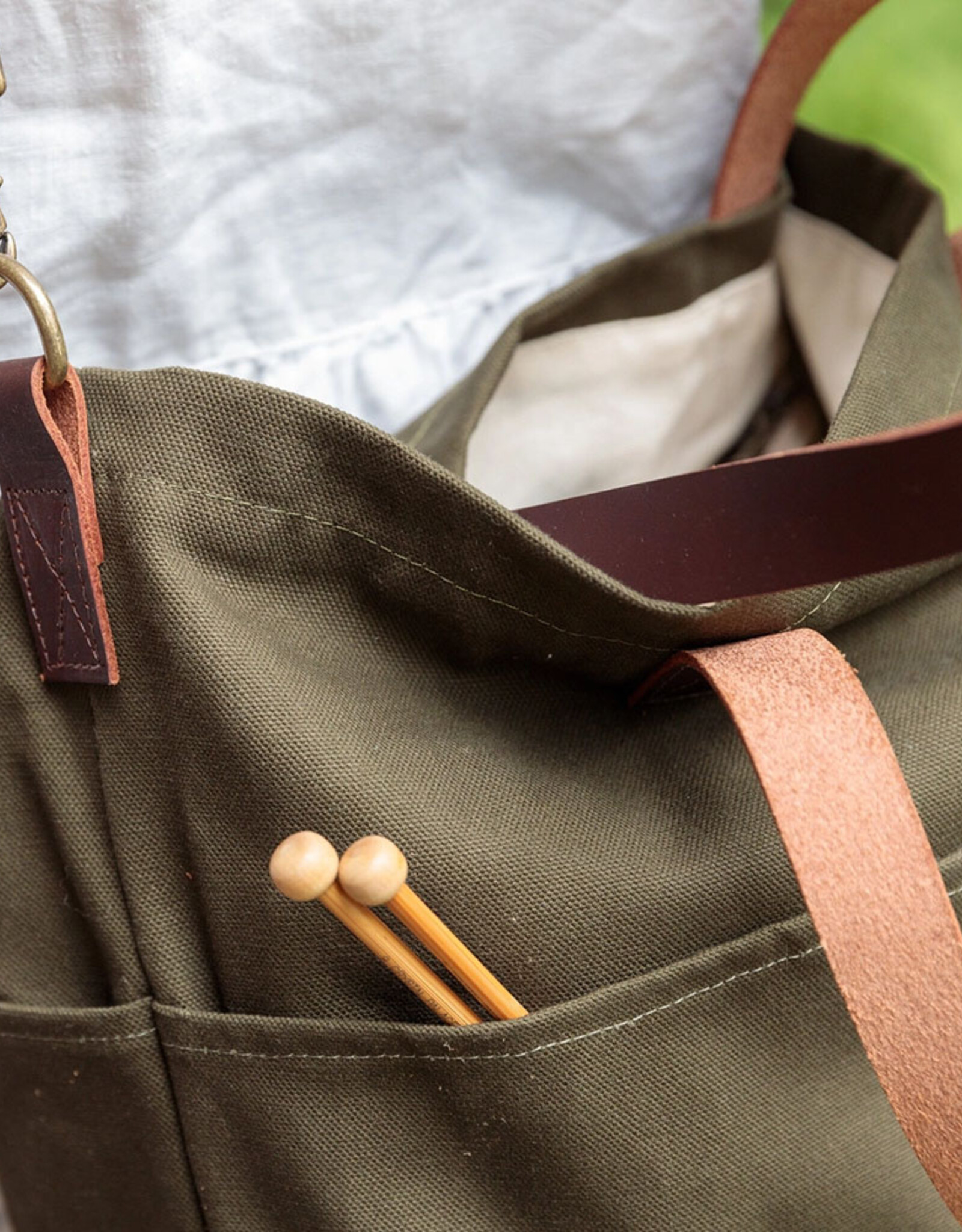 Canvas Crossbody Tote