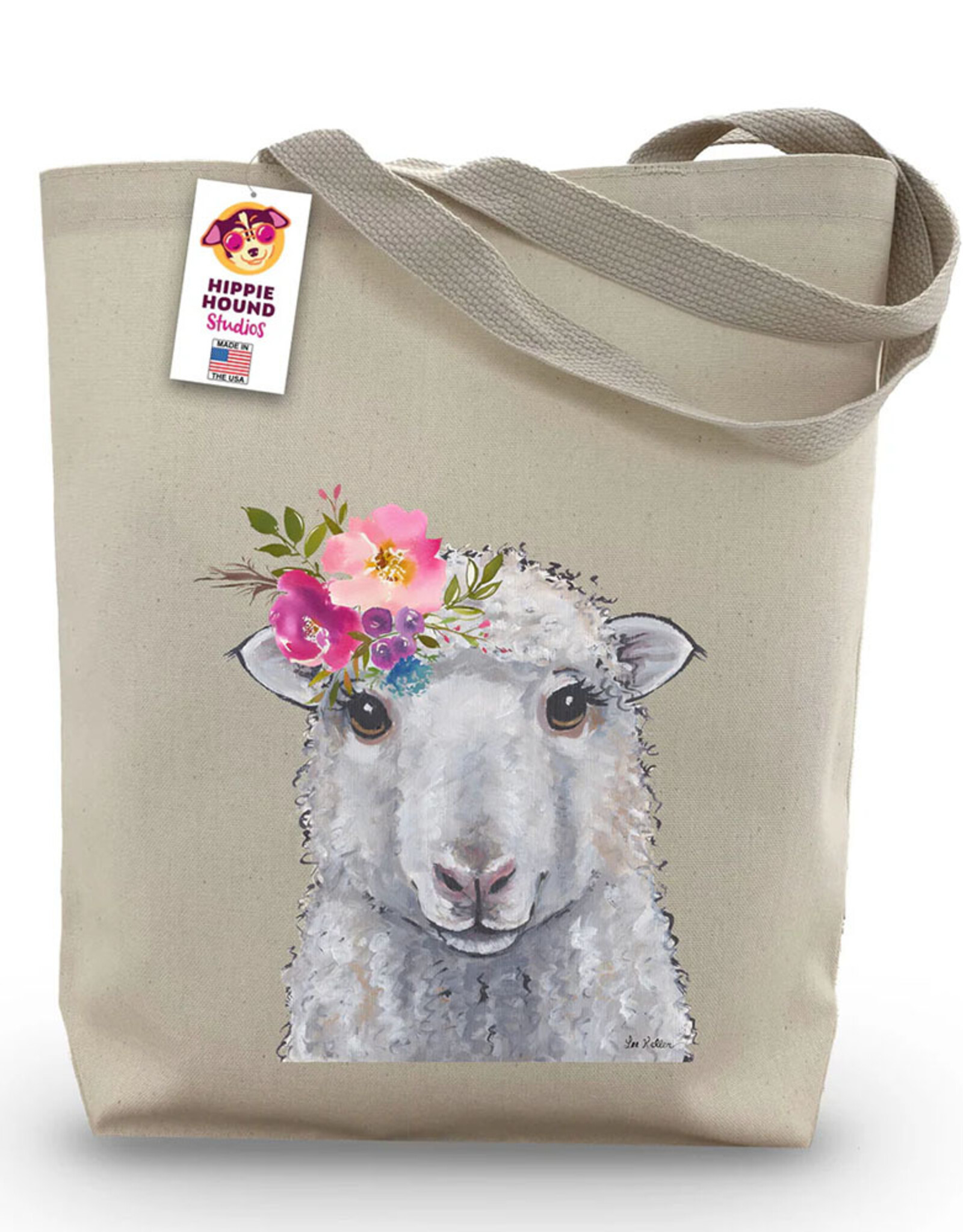 Hippie Hound Studios 16x14x4 Tote