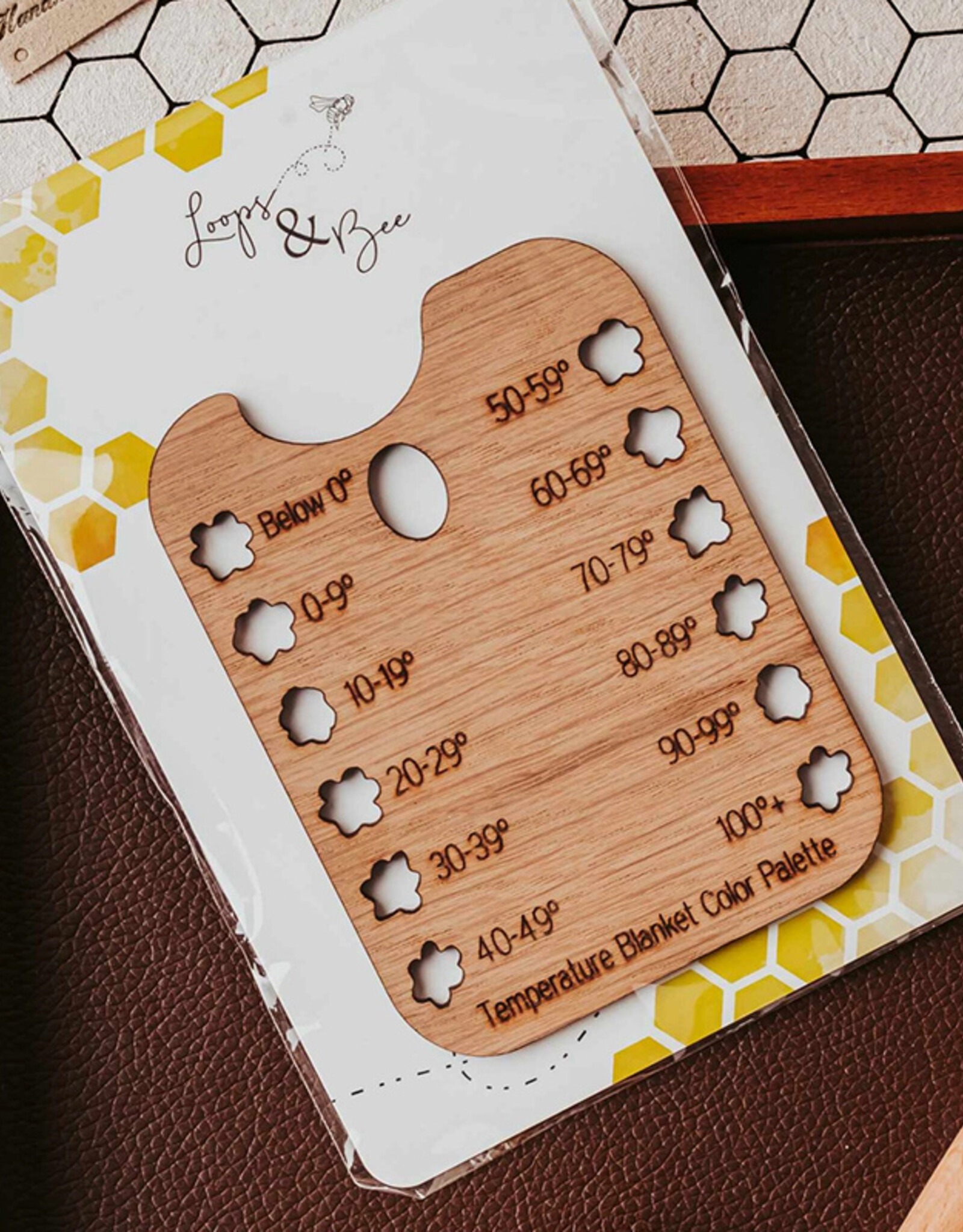 Temperature Blanket Color Palette