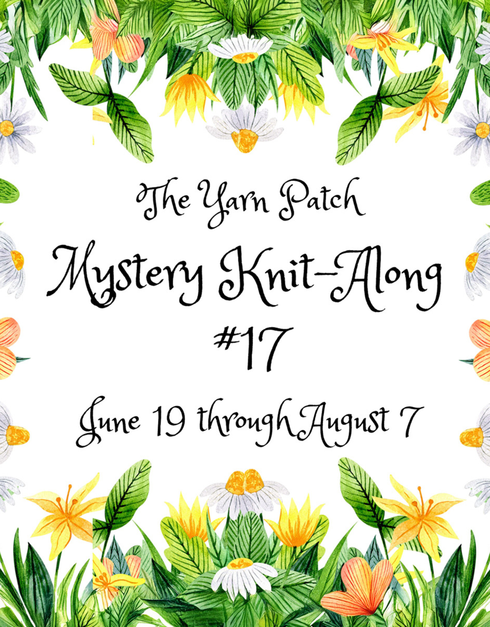 Cumberland Fiber Works Mystery Knit Along #17