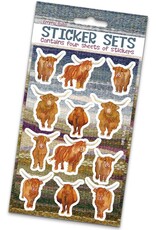 Emma Ball Highland Coos Sticker Set