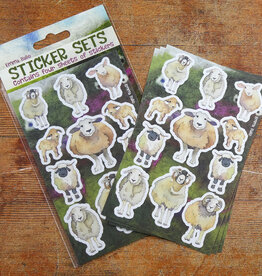 Emma Ball Felted Sheep Sticker Set