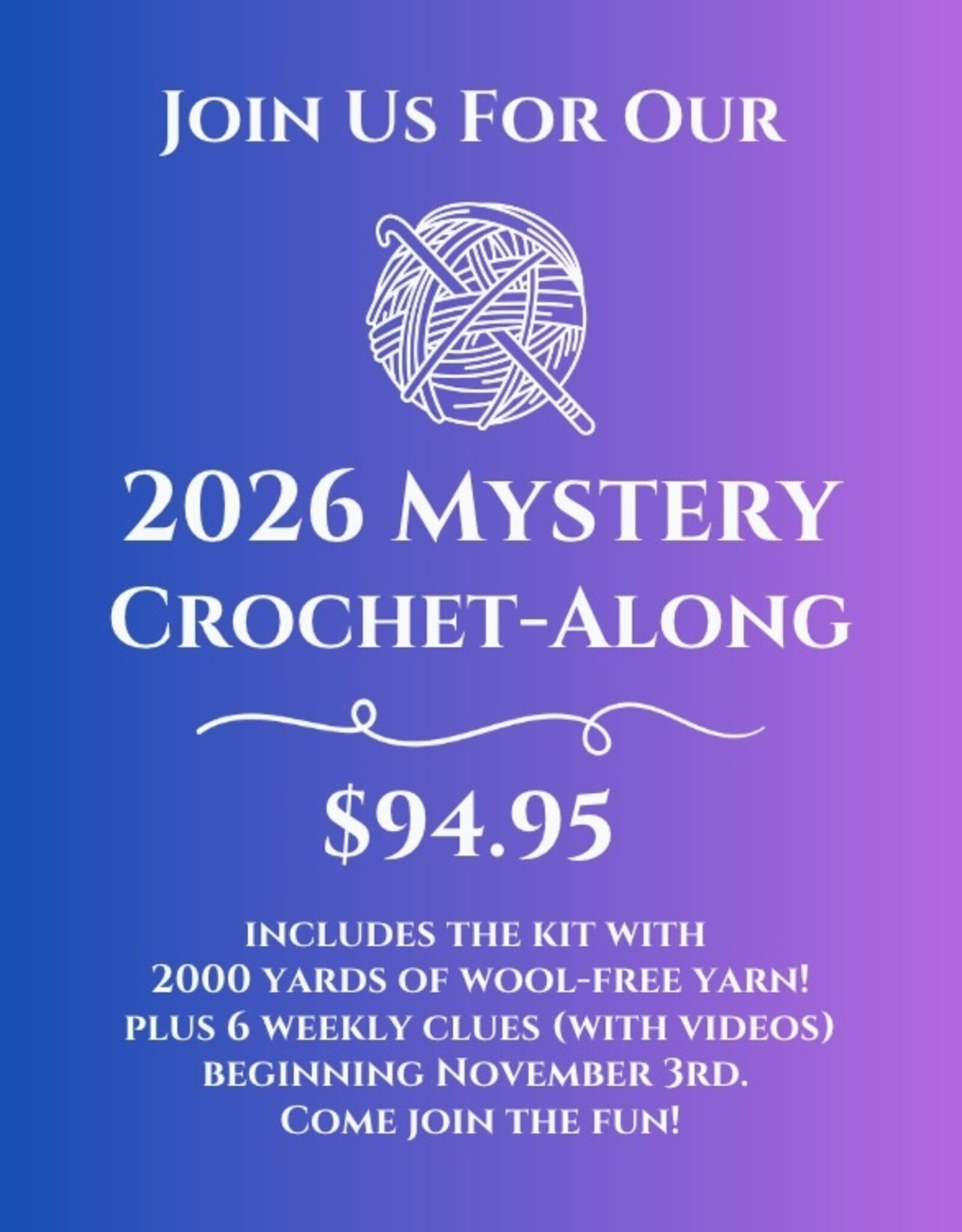 Mystery Crochet Along No. 6