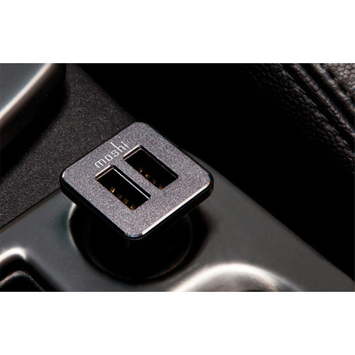 Moshi Moshi Revolt Duo - Dual Port USB Car Charger  (2x2.1A/20W)