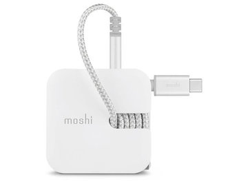 Moshi Moshi Wall Charging Kit with Rewind & USB to Lightning Cable