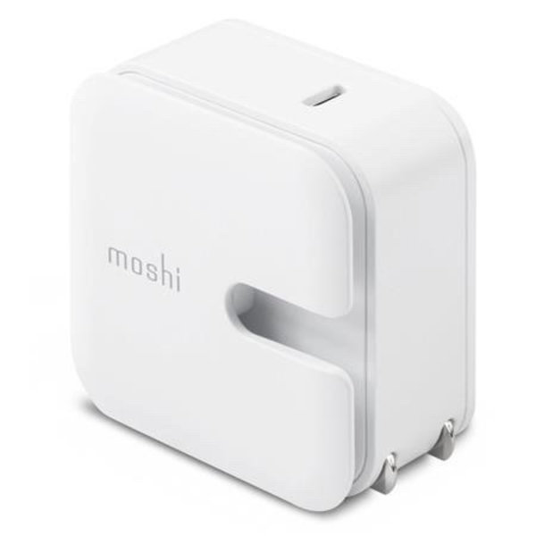 Moshi Moshi Wall Charging Kit with Rewind & USB to Lightning Cable