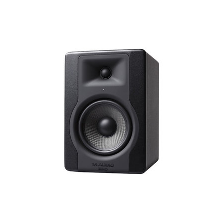 Apple M-Audio BX5 D3 Pro Studio Monitor Speaker w/10 Foot 3.5mm TRS Dual 1/4" Y Cable