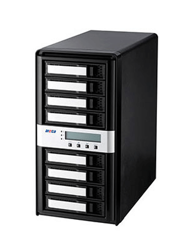 Apple Areca 8-Bay 64TB - Thunderbolt 2 to 6Gb/s SAS RAID Storage Enclosure