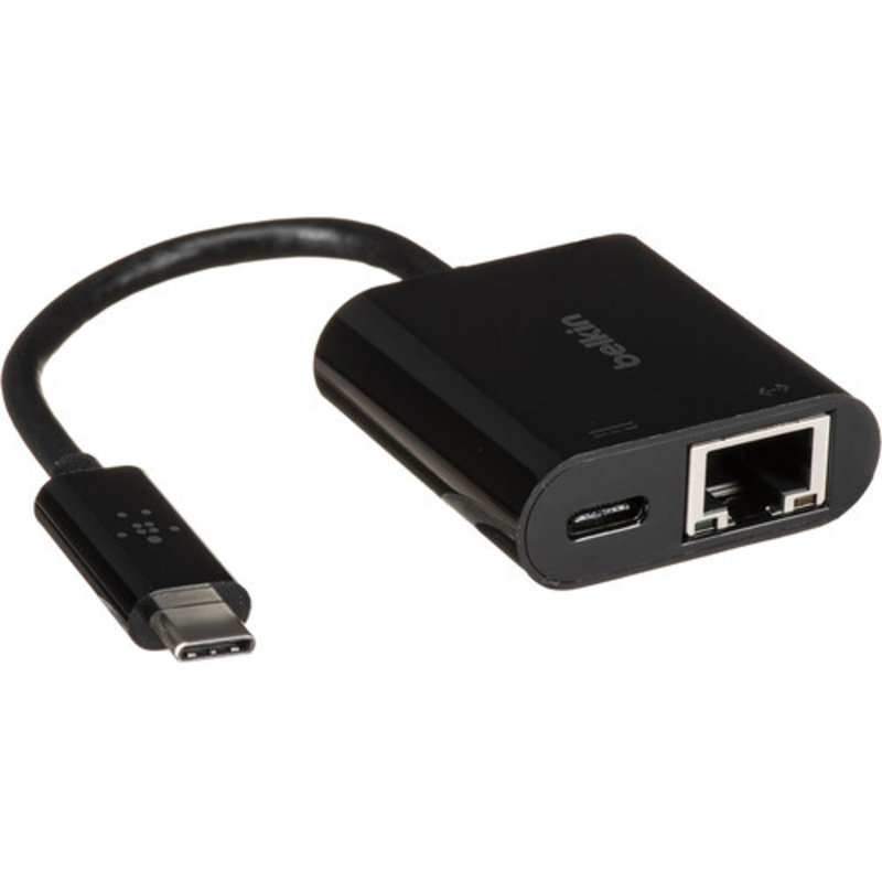 Belkin Belkin USB-C to Gigabit Ethernet + Charge Adapter