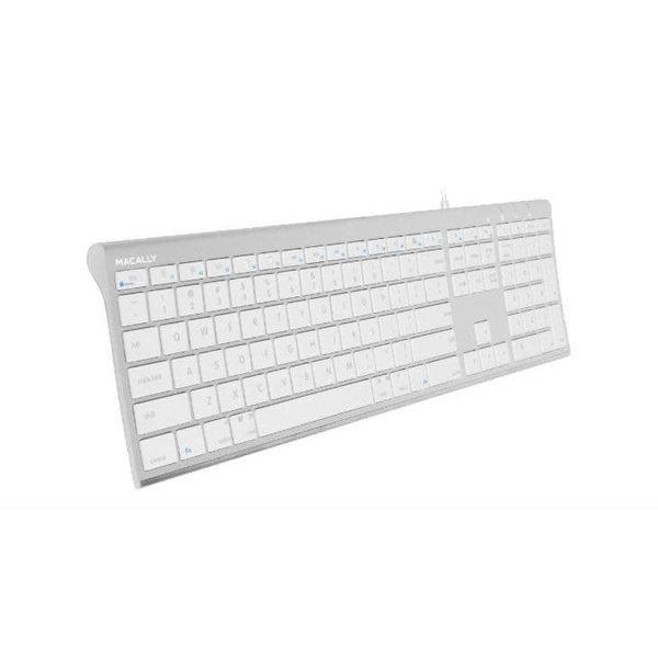 Macally Aluminum Ultra Slim USB-C Wired keyboard