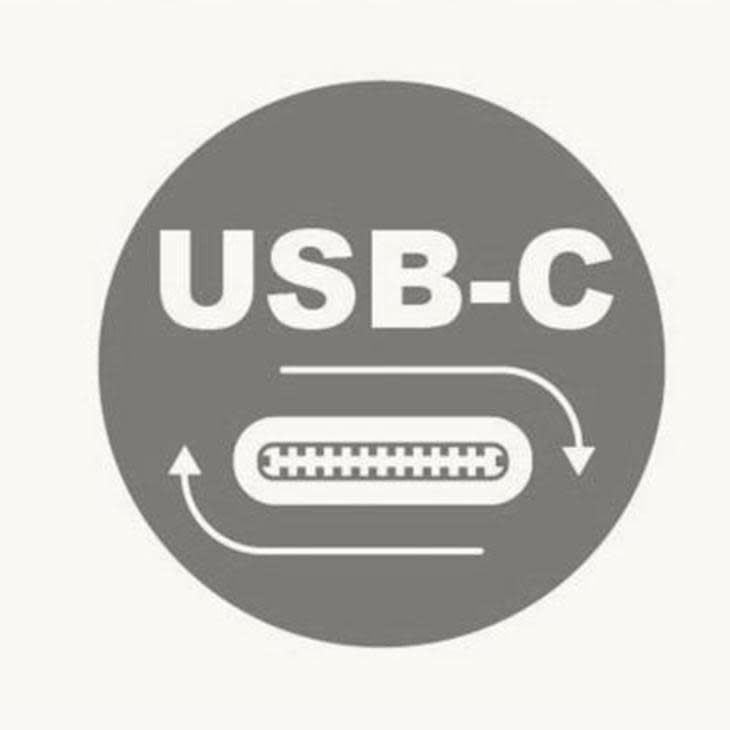 Macally Aluminum Ultra Slim USB-C Wired keyboard