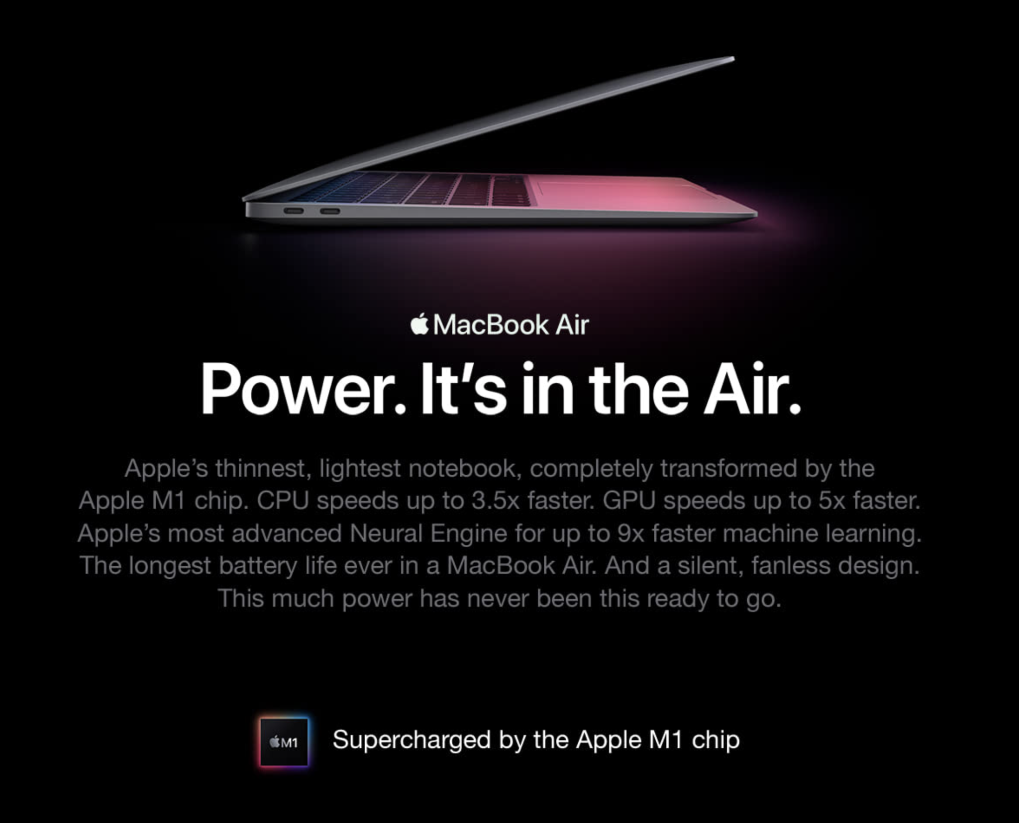 Apple MacBook Air 13" M1 8-Core / 16GB / 512GB SSD / 2020 / Silver