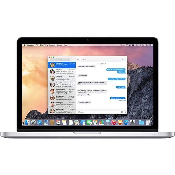 Apple MacBook Pro 13" Retina 2.0GHz i5 / 8GB / 256GB SSD / Mid 2014