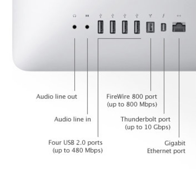 Apple iMac 21.5" 2.4GHz i5/8GB/500GB/Mid 2011