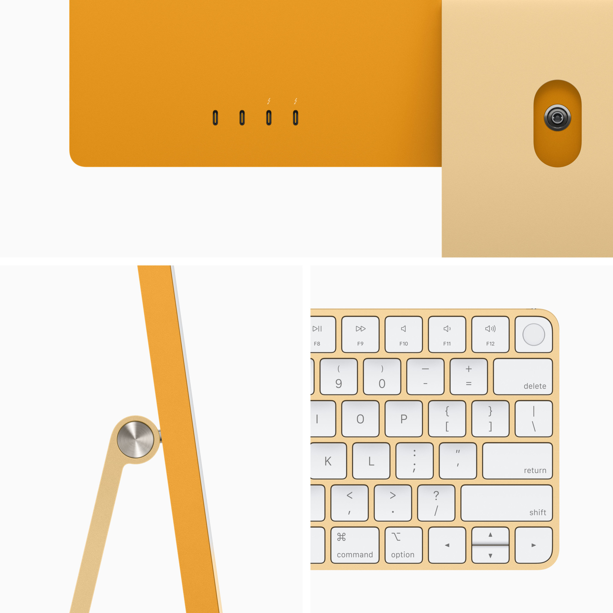 Apple iMac 24 Inch - Yellow/CPU/8 Core GPU/16GB/256GB/KB