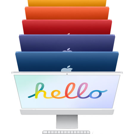 Rent colorful 24-inch Apple iMacs powered by M1 or M3 chips—perfect for remote work, design, education, and events. Stunning Retina 4.5K display. Fast delivery in LA and shipping nationwide.