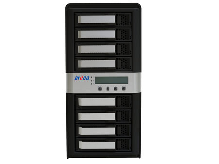 Apple Areca 8-Bay 64TB - Thunderbolt 2 to 6Gb/s SAS RAID Storage Enclosure