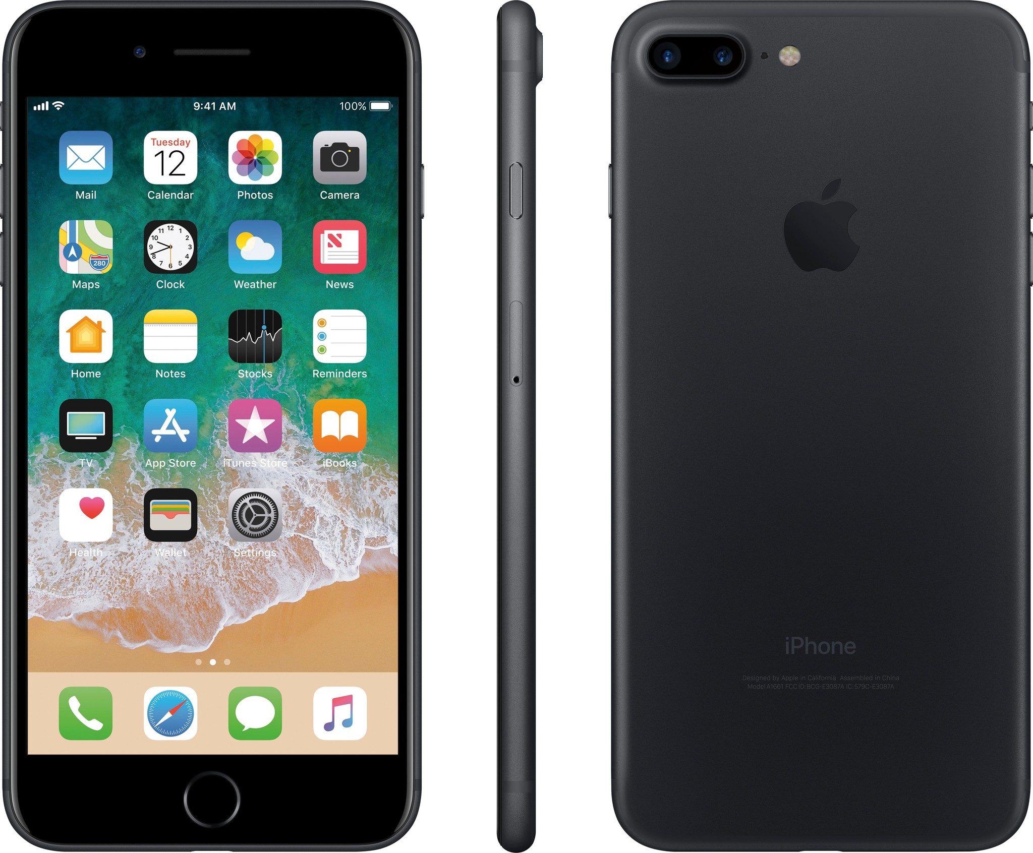 Apple iPhone 7 Plus/128GB/Black/AT&T