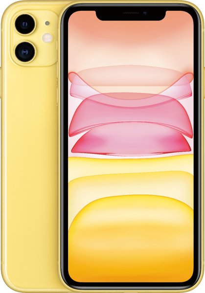 Apple iPhone 11 - 128GB - Yellow - Unlocked (Uses 5W)