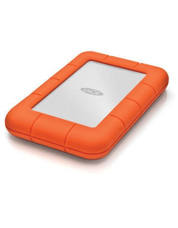 lacie Lacie Rugged Thunderbolt USB-C 2TB (1xThunderbolt, 1 x USB-C, TB3 & USB 3.0 Compatible), 3 Year Mfg. Limited Warranty